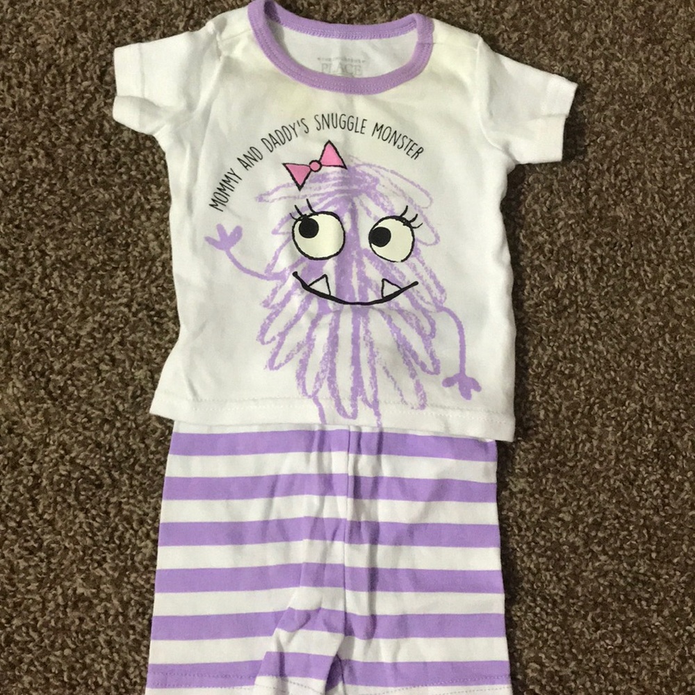 Glow in the dark Snuggle monster